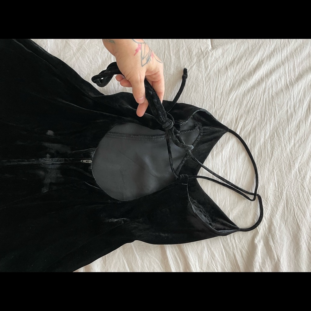 vintage betsey johnson velvet dress